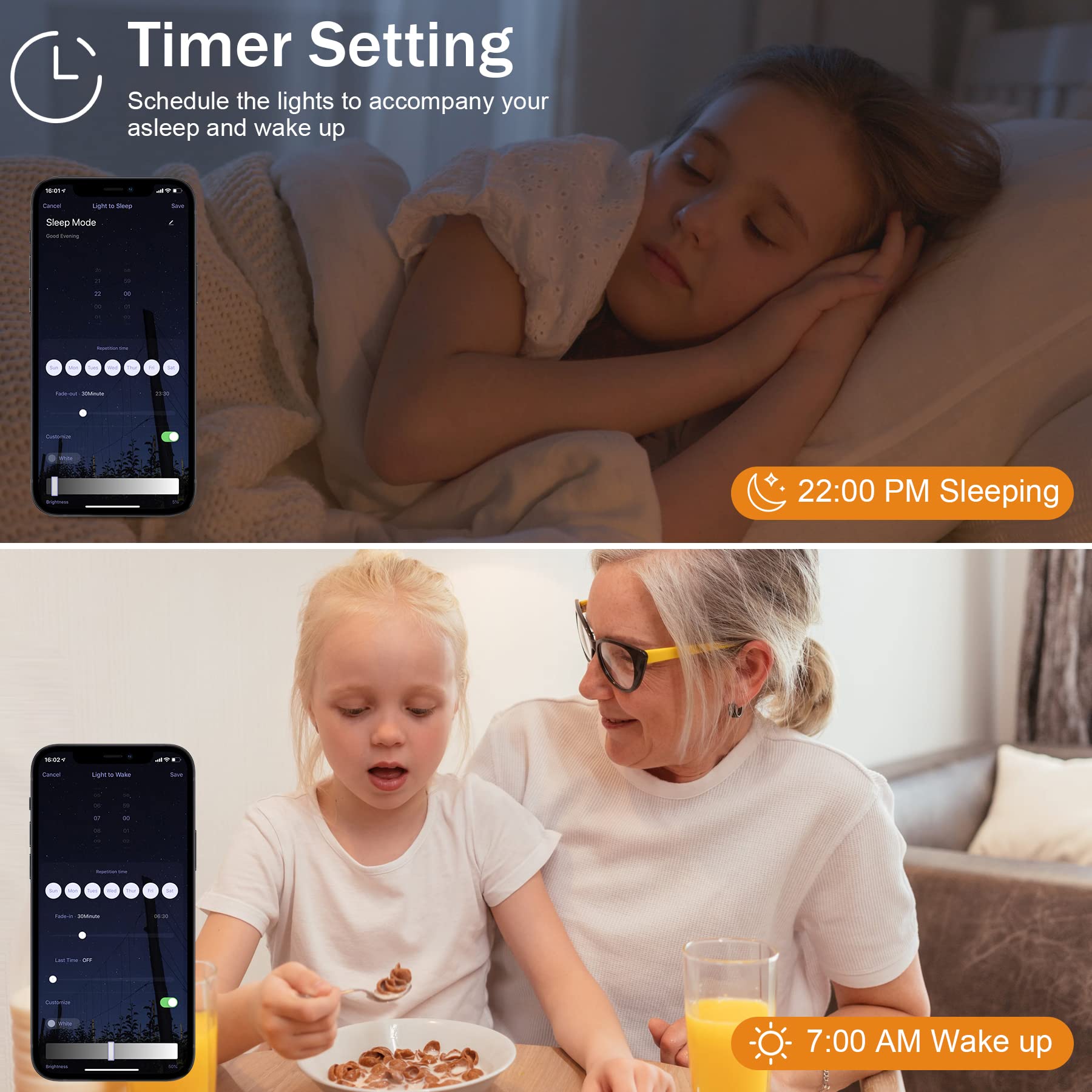 Under Cabinet Lights Kit, LED Smart Dimmable Strip Lighting Fixtures, 24V Plug in Linkable Bar LED Counter Lights for Pantry, Kitchen, Shelf, Bookcases, Showcase (10 PCS, Cold White) - Image 3